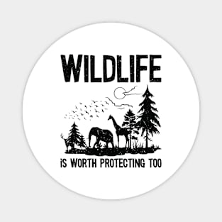 World Wildlife Day Animal Protection Wildlife Conservation Magnet